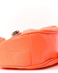 Agneau Arena Le Cagole Shoulder Bag XS Orange