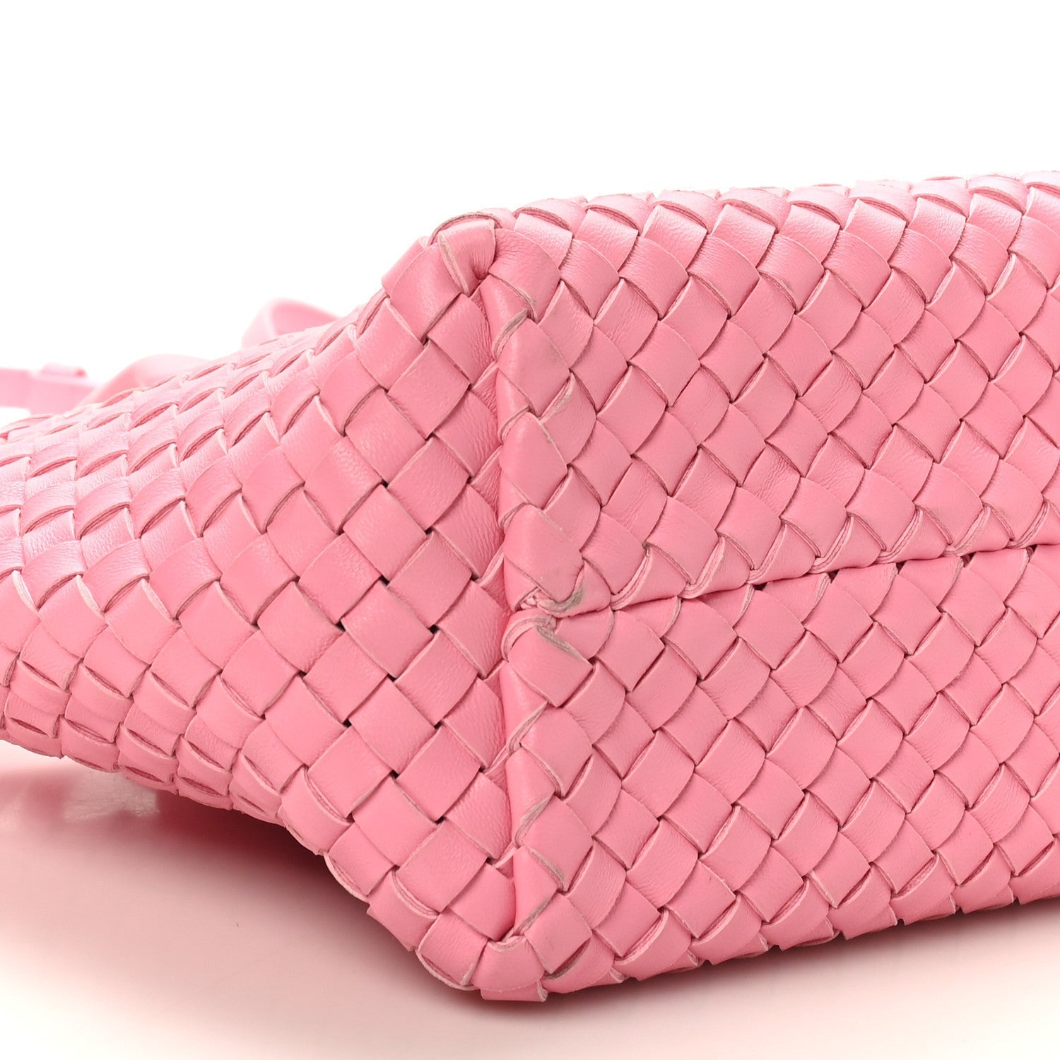 Nappa Intrecciato Mini Cabat Ribbon