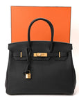 Togo Birkin 30 Black