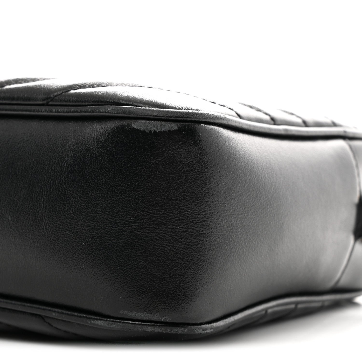 Calfskin Matelasse Monogram Lou Camera Bag Black
