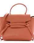 Grained Calfskin Pico Belt Bag Lychee