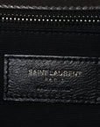 Crinkled Calfskin Matelasse Monogram Medium Niki Chain Satchel Storm