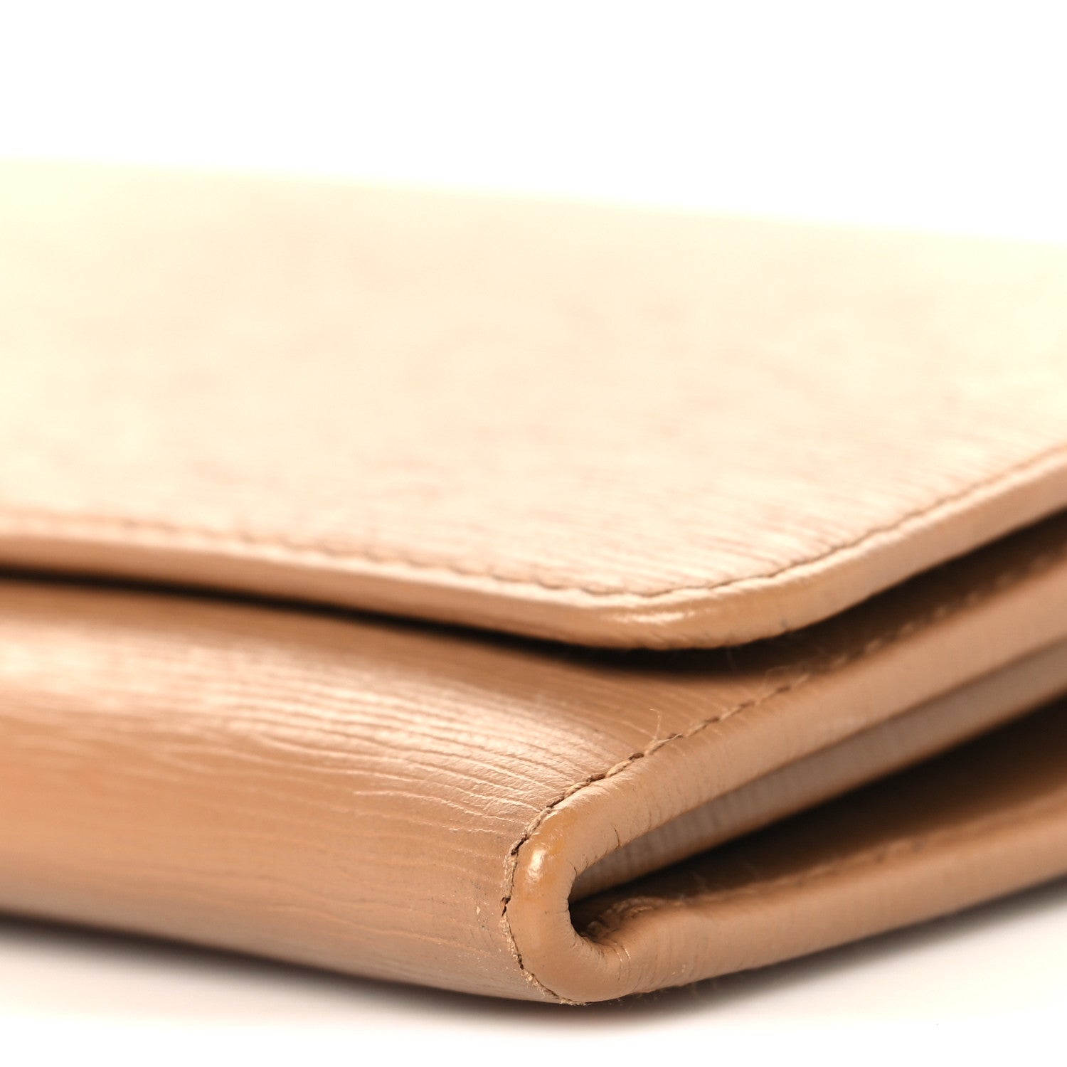 Vitello Move Metal Oro Chain Wallet Caramel