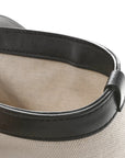 Canvas Mix Nappa Intrecciato Medium Flip Flap Tote Natural Fondant