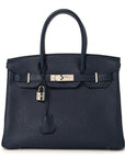 Togo Birkin 30 Bleu Nuit
