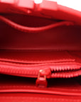Taurillon Mini Capucines Monochrome Red