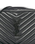 Calfskin Matelasse Monogram Monochrome Lou Camera Bag Black