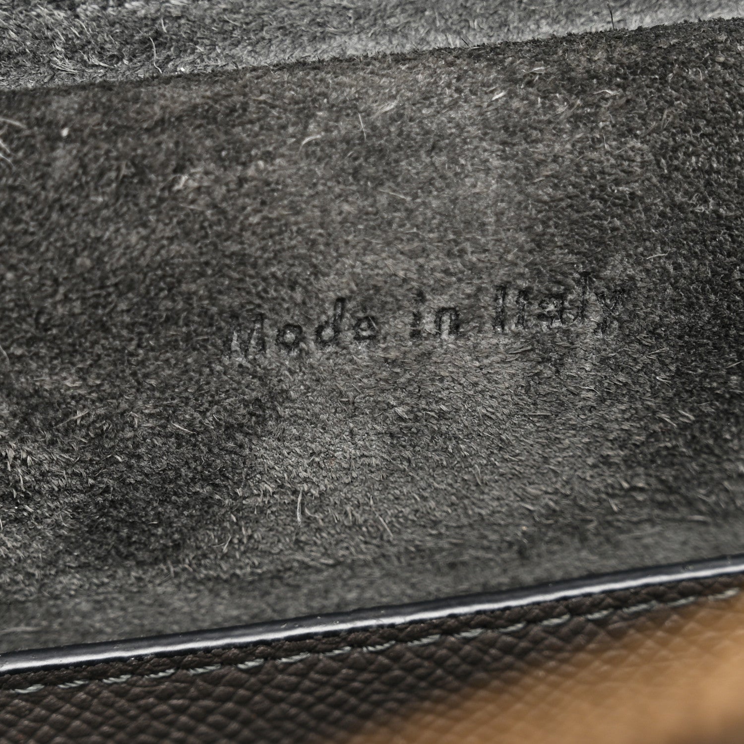 Grained Calfskin Micro Belt Bag Grey