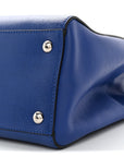 Vitello Elite Petite 2Jours Tote Blue Neon