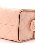 Caviar Quilted Mini CHNL 25 Handbag Light Pink