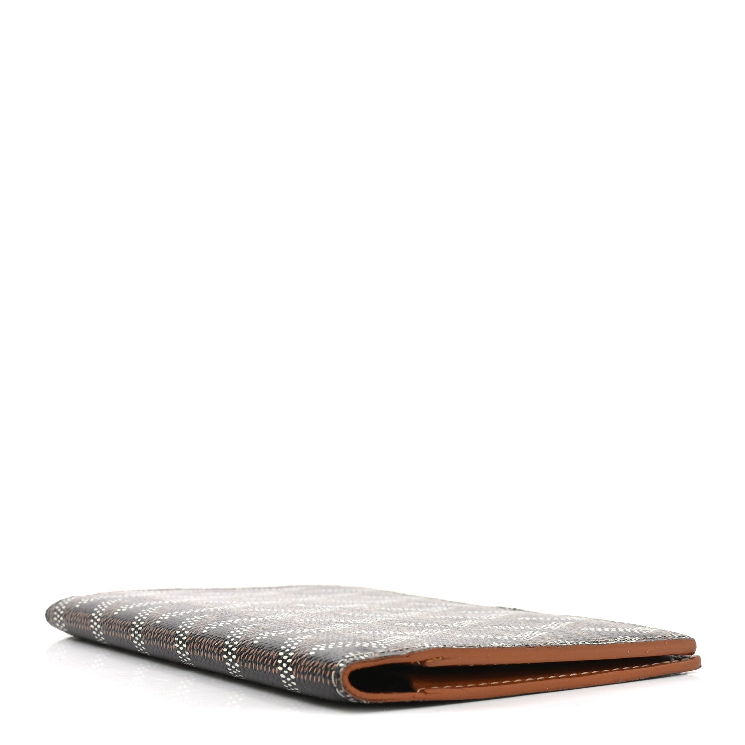 Goyardine Grenelle Passport Wallet Black Gold