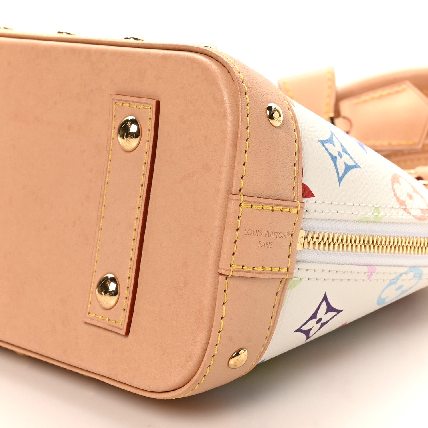 LV x TM Monogram Multicolor Alma BB White