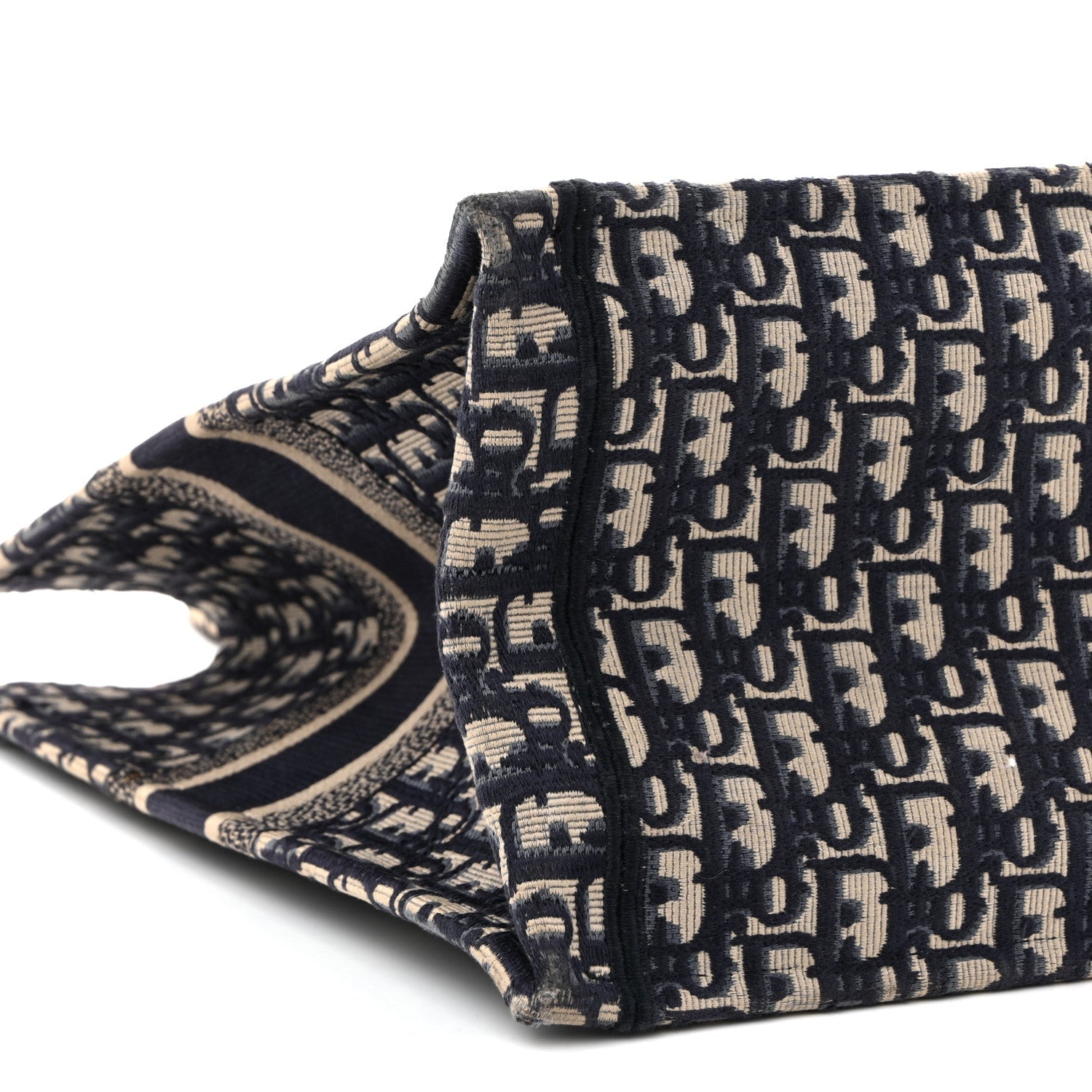 Oblique Large Book Tote Blue Multicolor