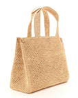 Raffia Calfskin By The Pool OnTheGo MM Natural