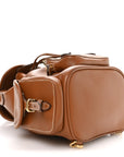 Soft Calfskin Medium Backpack Cognac