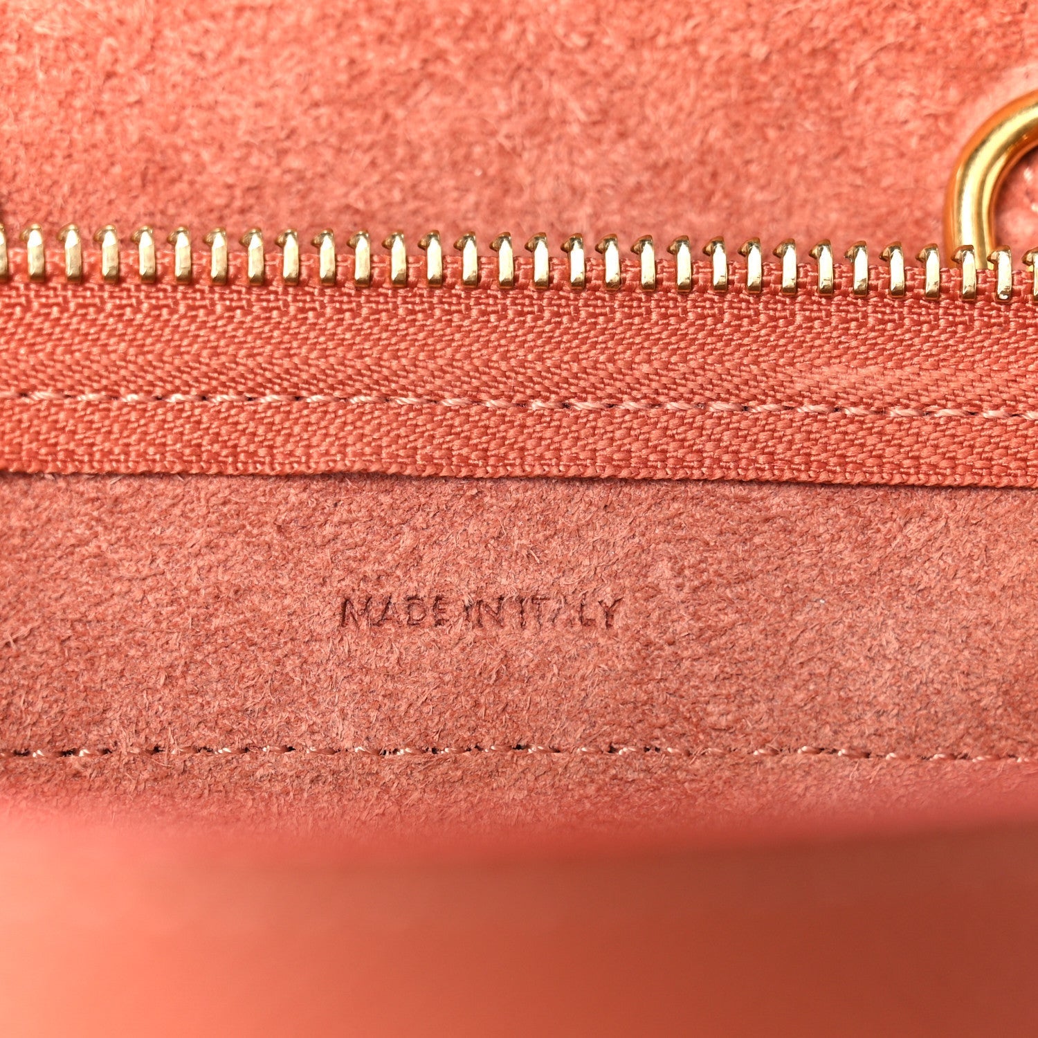 Grained Calfskin Nano Belt Bag Terracotta