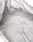 French Calfskin Shell Bag White Frost