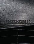 Calfskin Matelasse GG Marmont Chain Wallet Black