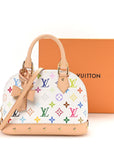 LV x TM Monogram Multicolor Alma BB White