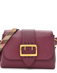 Soft Grain Calfskin Small Medley Crossbody Dark Plum