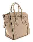 Drummed Calfskin Micro Luggage Dune