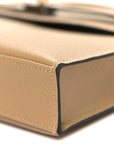 Madame Calfskin Kelly Elan Poussiere