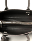 Grained Calfskin Baby Sac De Jour Fog