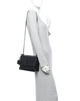 Calfskin Medium Monogram Monochrome Sunset  Black