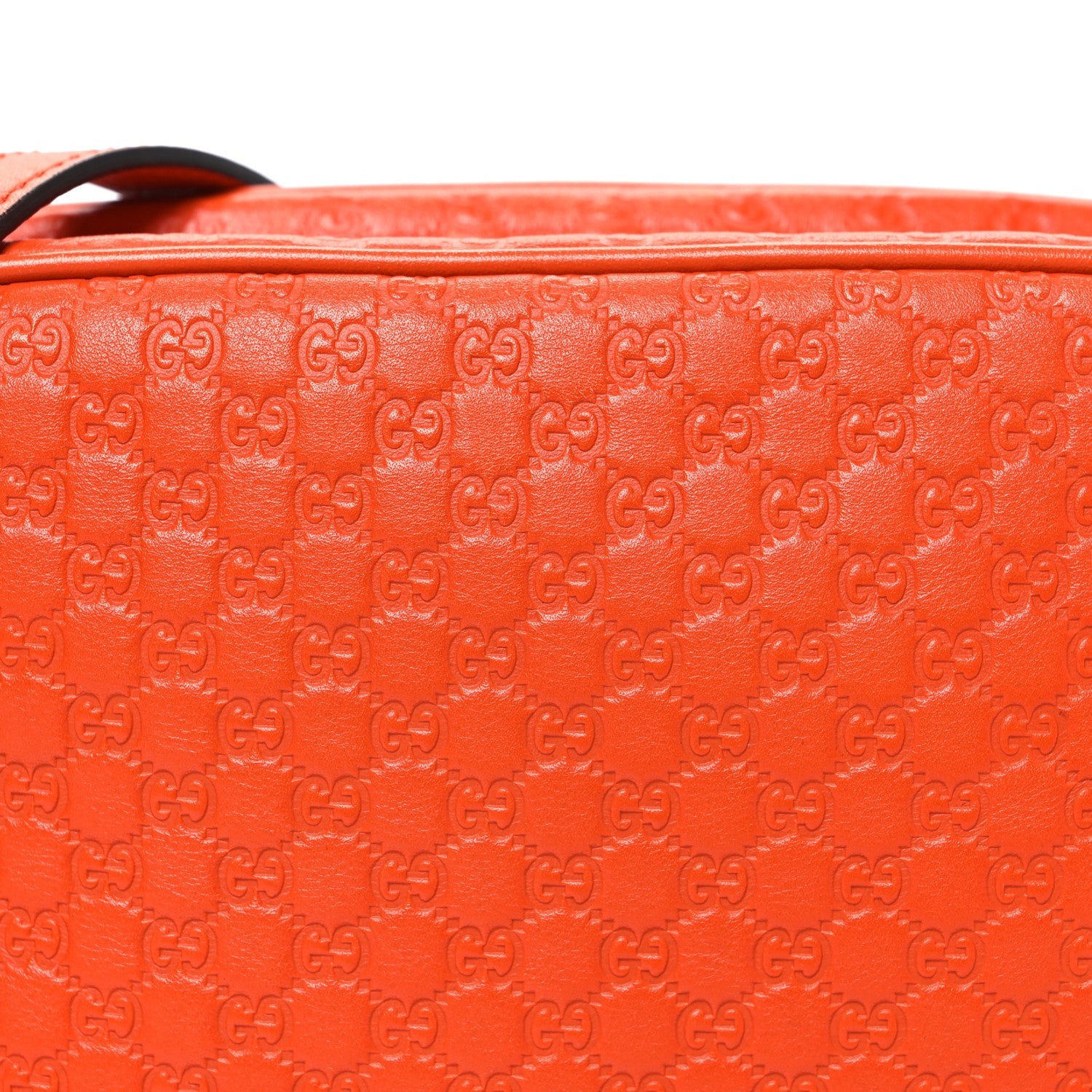 Soft MicroGCCIssima Mini Bree Messenger Bag Sun Orange