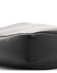 Calfskin Baroque Logo Messenger Bag Black