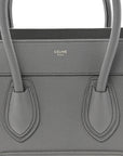 Baby Drummed Calfskin Micro Luggage Kohl