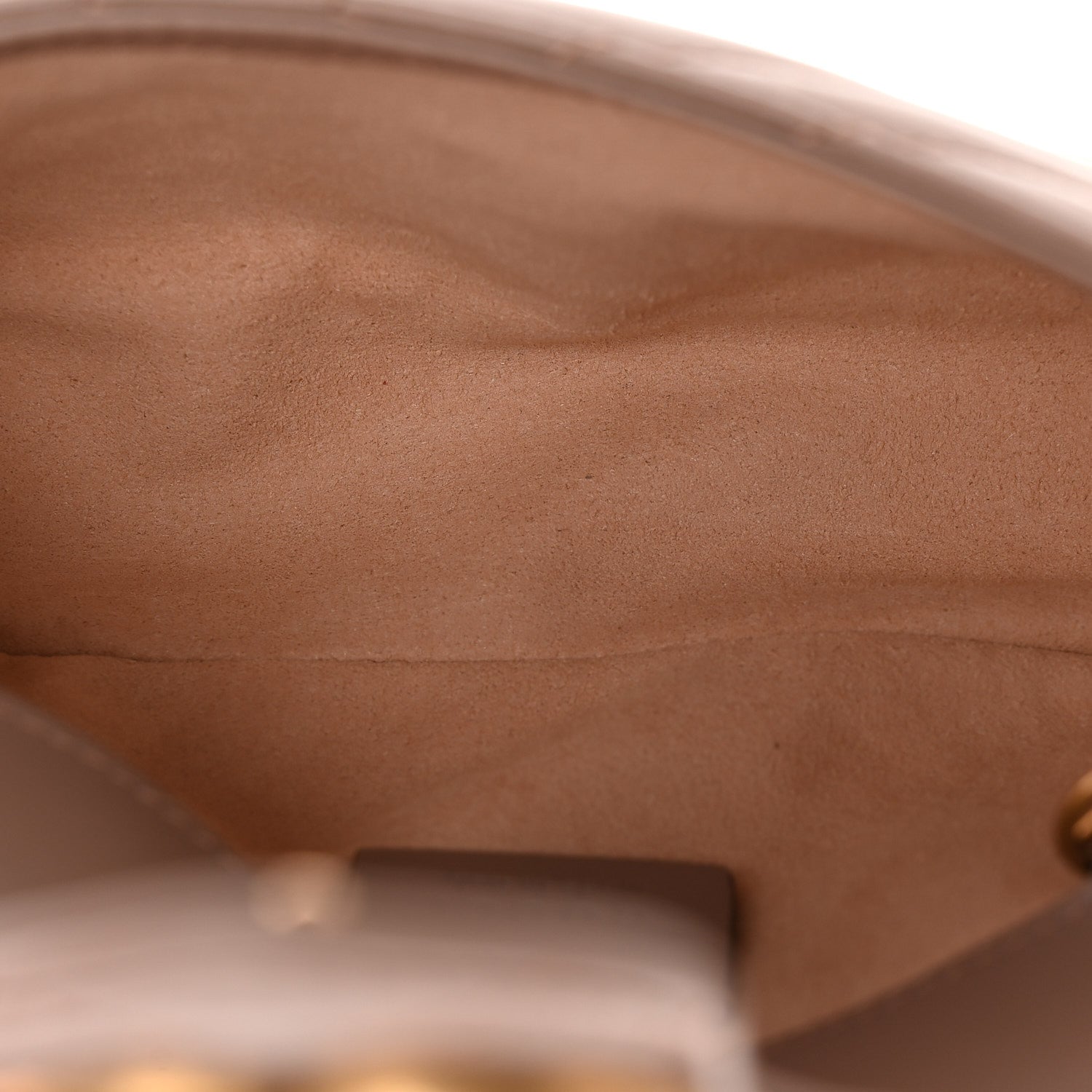 Calfskin Matelasse Super Mini GG Marmont Shoulder Bag Porcelain Rose