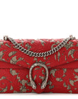 GG Supreme Monogram Arabesque Dionysus Shoulder Bag Hibiscus Red