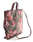 Soft GG Supreme Monogram Blooms Vertical Tote Beige Multicolor Dry Rose