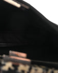 Vitello Dolce Shiny Nappa Plexglass Granite Medium Peekaboo Iconic Satchel Black