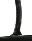 Calfskin Crocodile Embossed Baby Sac De Jour Black